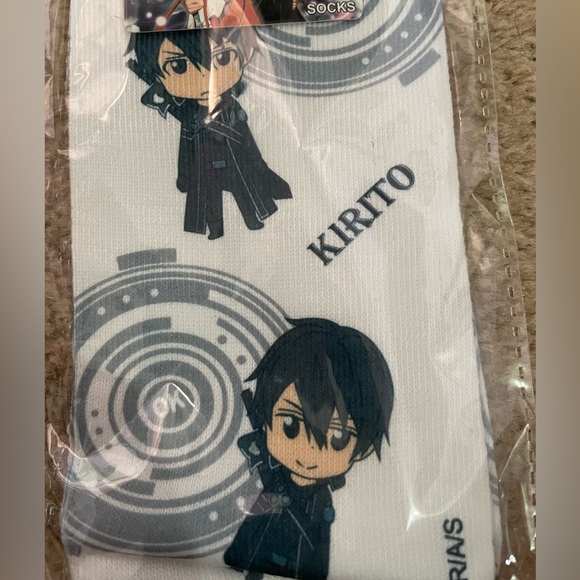 Chibi Kirito Sword Art Online Socks Loot Anime Exclusive DIMENSION - Picture 2 of 5